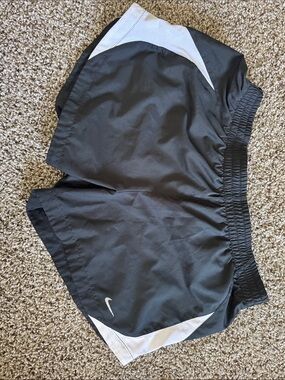 Nike Black and White Athletic Running Shorts